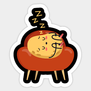 Couch Potato Sticker